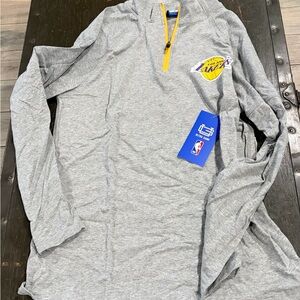 Los Angeles Lakers Gray Quarter-Zip